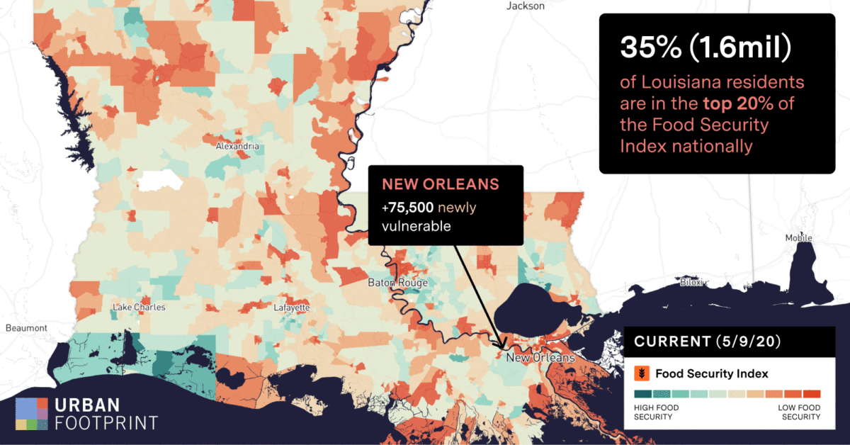 Mapping a Path to an Equitable Recovery in Louisiana | UrbanFootprint