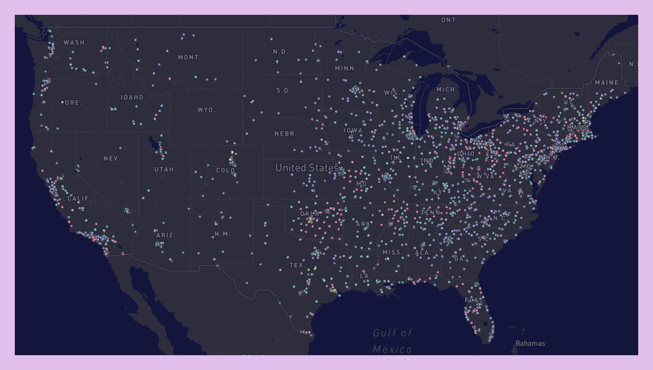 Easily create nationwide maps in Analyst with the General Analysis project type.